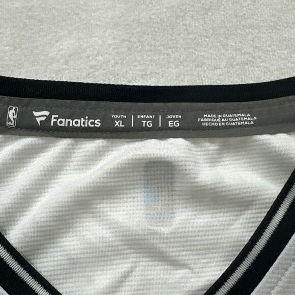 Fanatics Brooklyn Nets Jersey Youth Size X-Large Ben Simmons #10 White NBA NEW - Picture 3 of 6